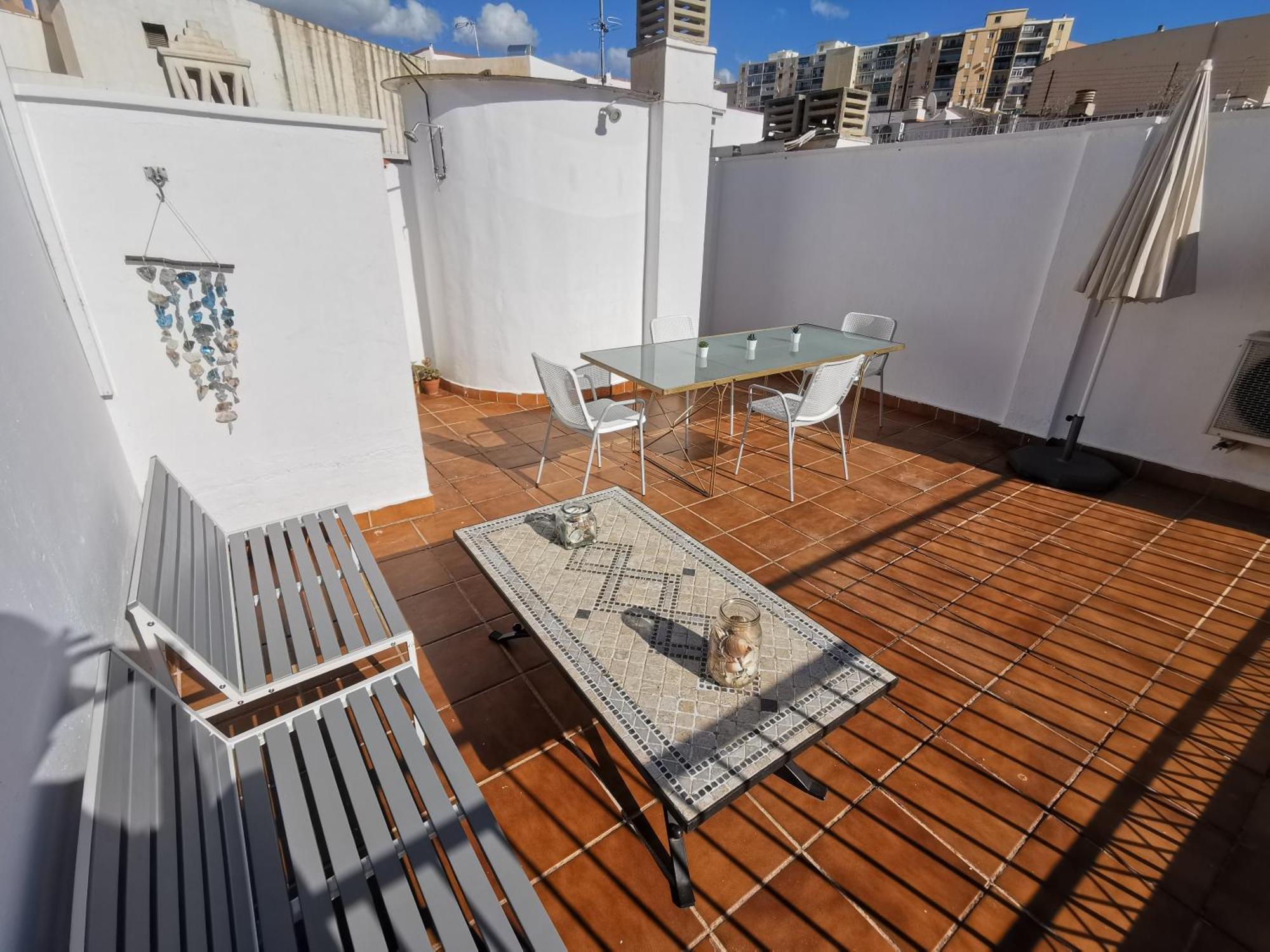 Atico Con Vistas Centro Historico / Terraza 40 M Apartment มาลากา ภายนอก รูปภาพ