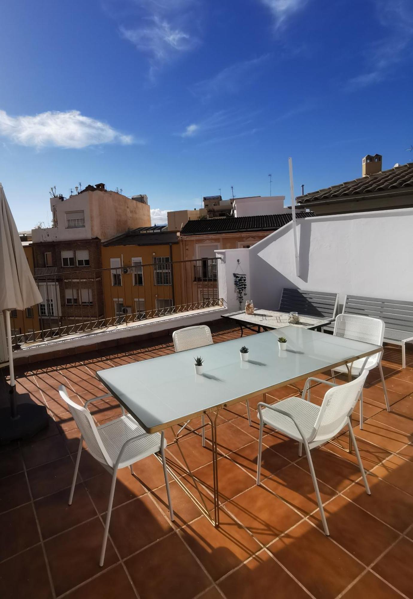 Atico Con Vistas Centro Historico / Terraza 40 M Apartment มาลากา ภายนอก รูปภาพ