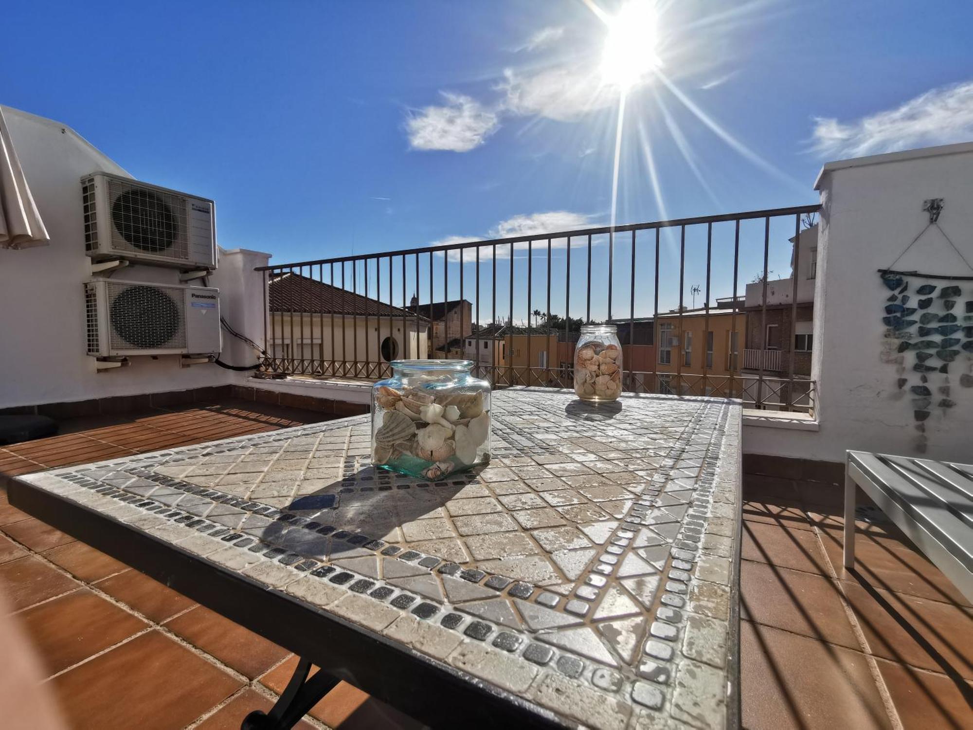 Atico Con Vistas Centro Historico / Terraza 40 M Apartment มาลากา ภายนอก รูปภาพ