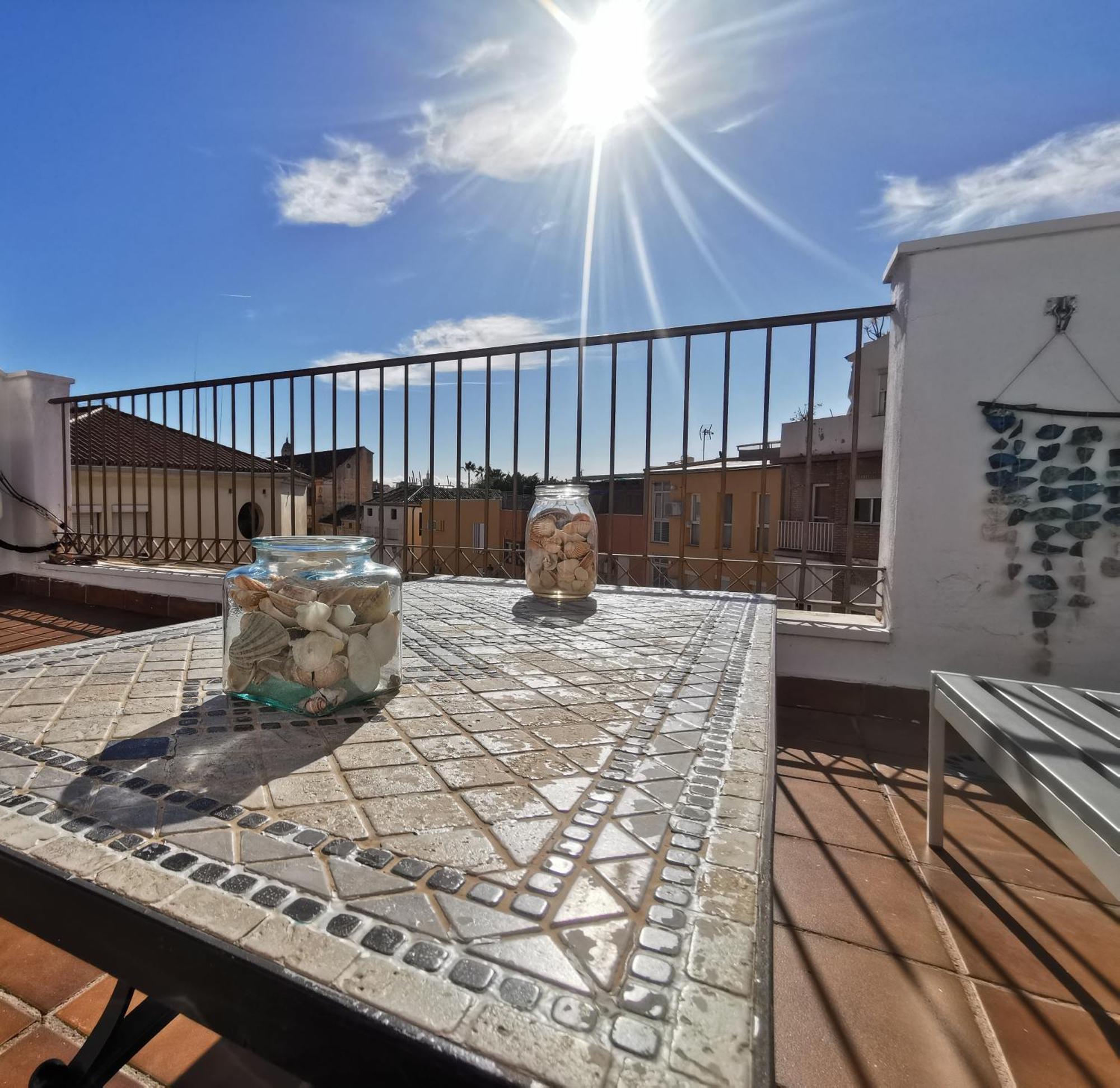 Atico Con Vistas Centro Historico / Terraza 40 M Apartment มาลากา ภายนอก รูปภาพ